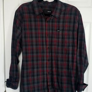 Large Hurley Flannel Button Up